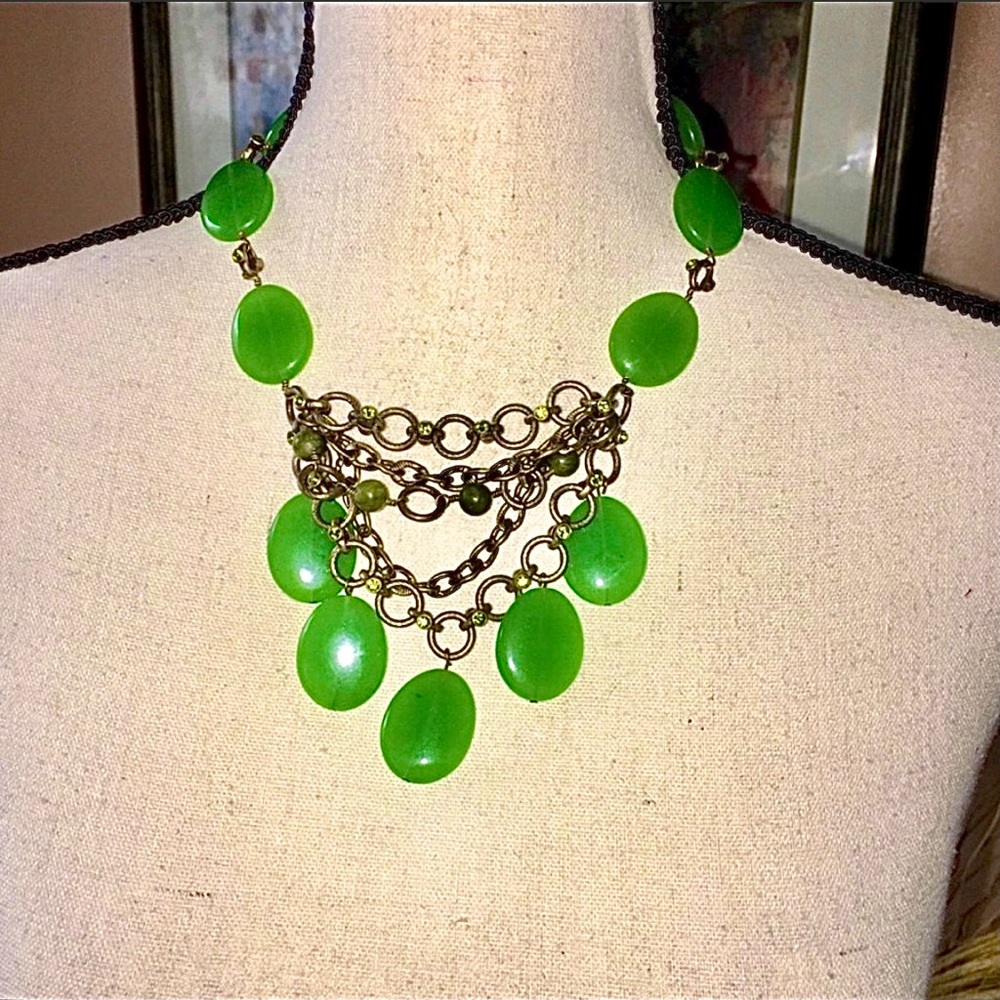 Bib Style Fashion Necklace